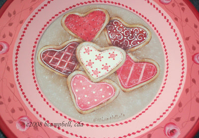 PP 442  Be My Valentine - Cookie Plate