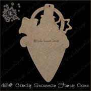 Cone Etched Ornament Collection
