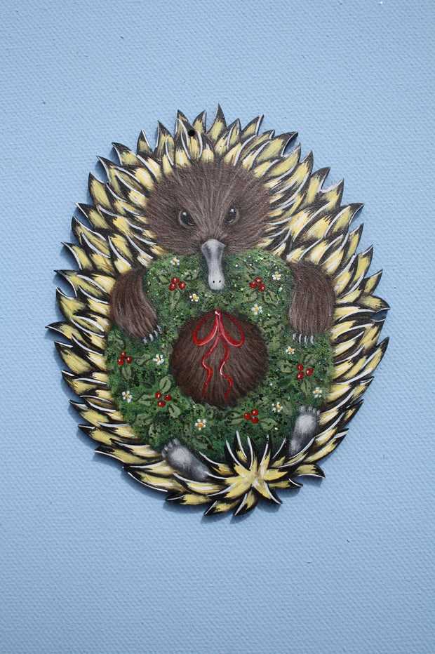 Echidna with Wreath