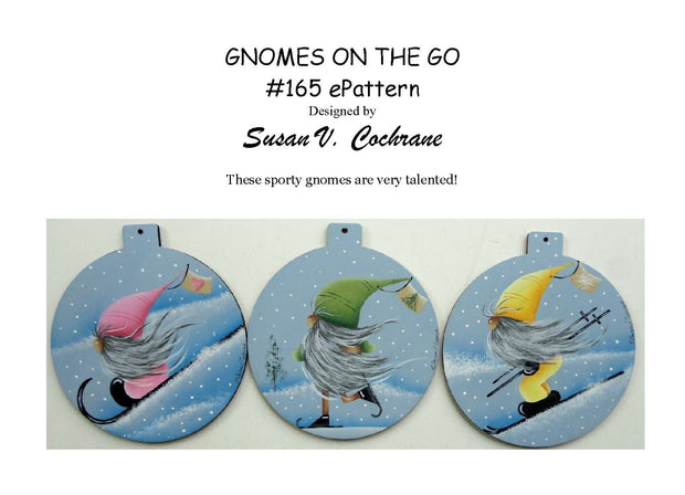 165 Gnomes on the Go Pattern Packet by Sue Cochrane