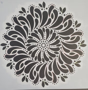 Dots and Moore Spring Flower Stencil