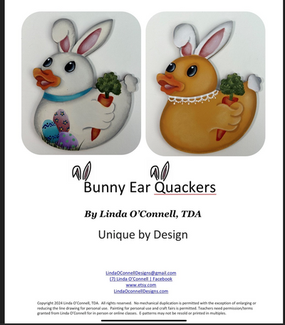 Bunny Ear Quackers-by Linda O'Connell