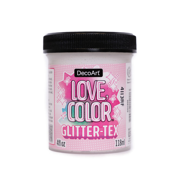 Decoart Love, Color Glitter-Tex