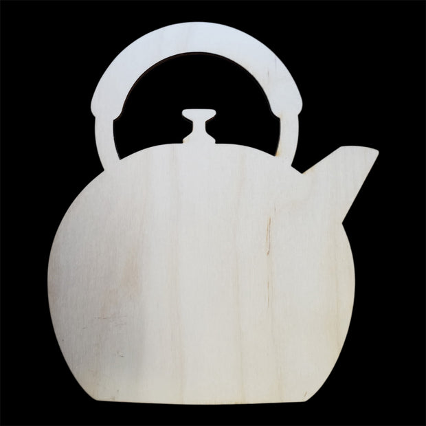 Laurie Speltz Tea Kettle Plaque Cut Out