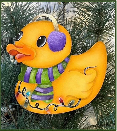 Linda O’Connell Ear Muff Duck Ornament