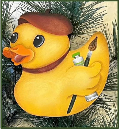 Linda O’Connell Artist Duck Ornament & Pin