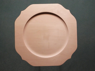 10"Scalloped Square Plate