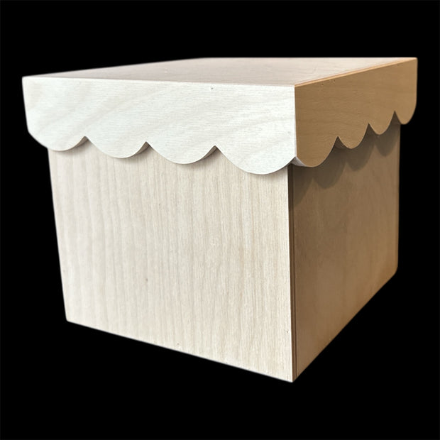 Nesting Scalloped Square Boxes