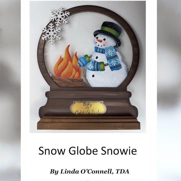 Snow Globe Snowie PP by Linda O'Connell