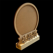 Acrylic and Wooden Snowglobe by Linda O'Connell