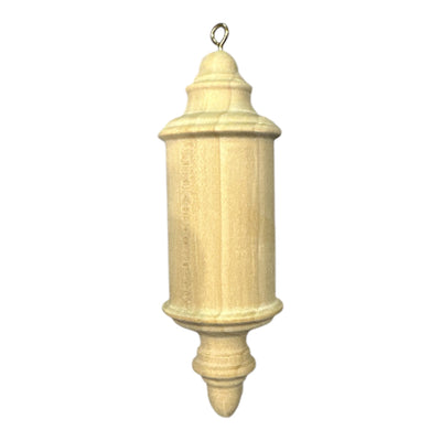 Rounded Barrel Turned Ornament