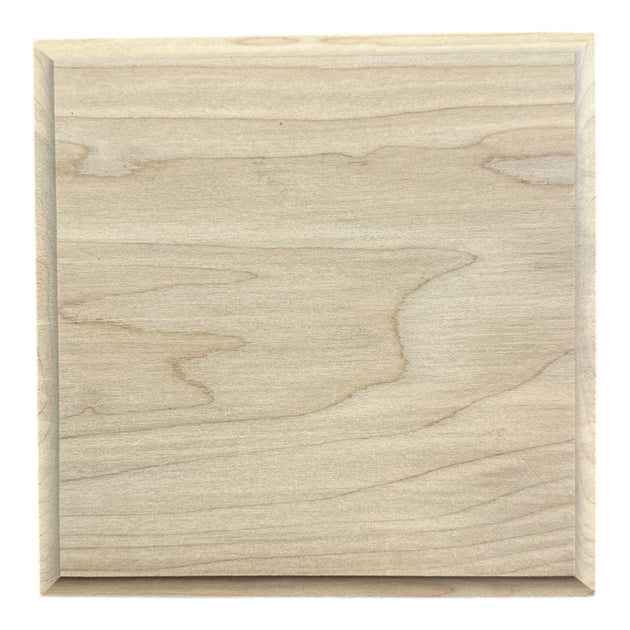 Square Routed Sides Routed Square Block – PineCraft Inc