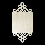 6" Double Scroll Plaque
