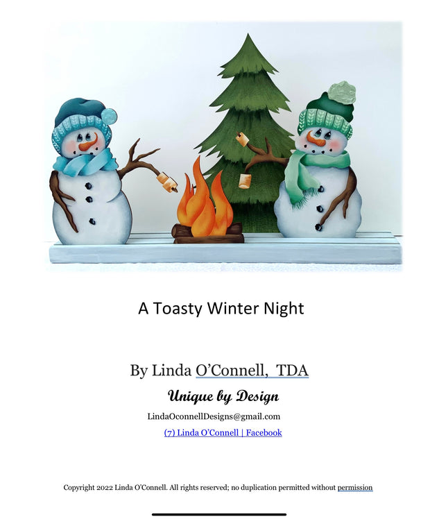 A Toasty Winter Night Pattern Packet