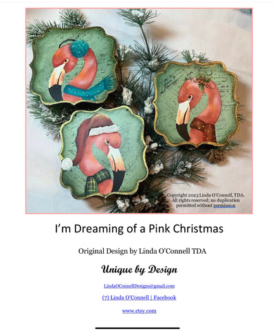 I'm Dreaming of a Pink Christmas Pattern Packet