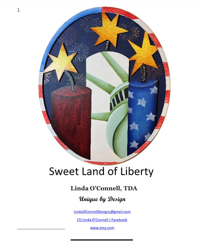 Sweet Land of Liberty  Pattern Packet