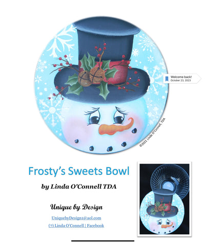 Frosty Sweets Bowl Pattern Packet