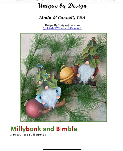 Millybonk and Bimble (I'm not a Troll Series) Pattern Packet