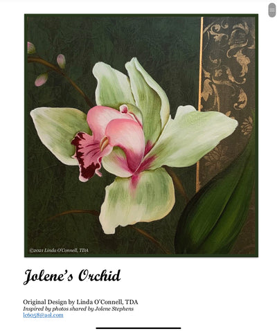 Jolene’s Orchid Pattern Packet