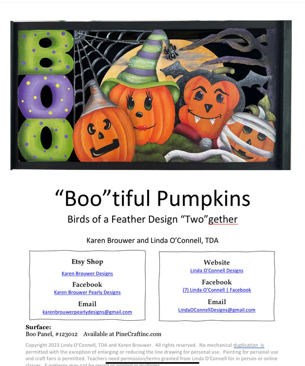 “Boo”tiful Pumpkin Pattern Packet