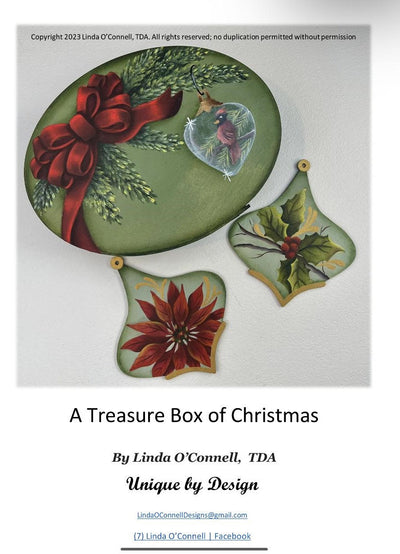 Treasure Box of Christmas ornament