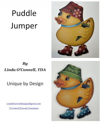 Puddle Jumper Lily Duck PP by Linda O'Connell