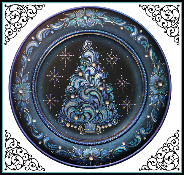 Linda Sharp Enchanted Christmas Plate Pattern Packet