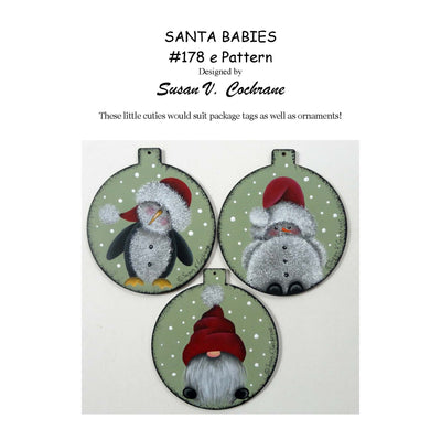 178 Santa Babies Pattern Packet by Sue Cochrane