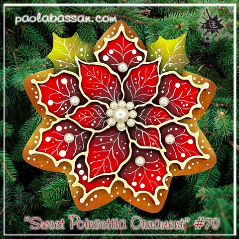 #79 "Sweet Poinsettia Ornament"