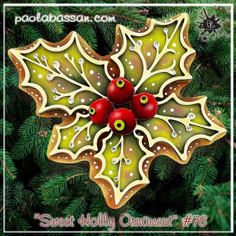 #78 Sweet Holly Ornament – PineCraft Inc