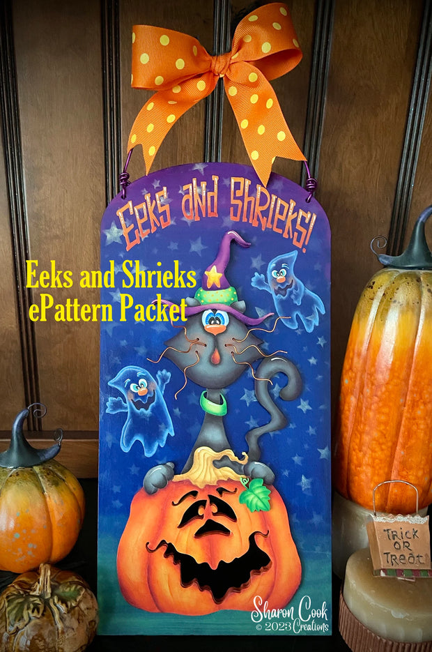 Eeks and Shrieks Pattern Packet