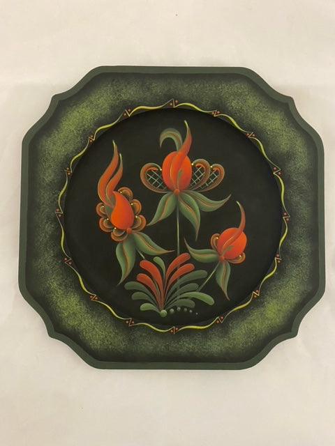 10"Scalloped Square Plate