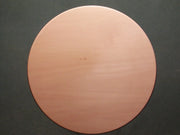 8" plain edge flat plate