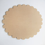 Simple Scalloped Oval