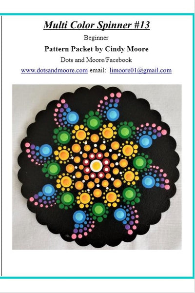 Cindy Moore Multi Color Spinner #13 Pattern Packet
