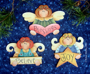 #195 Angel Trio Ornaments