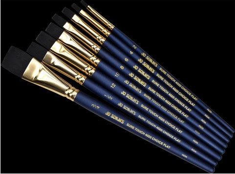 Jo Sonja Brushes- 4020 Sure Touch Flat Brush – PineCraft Inc