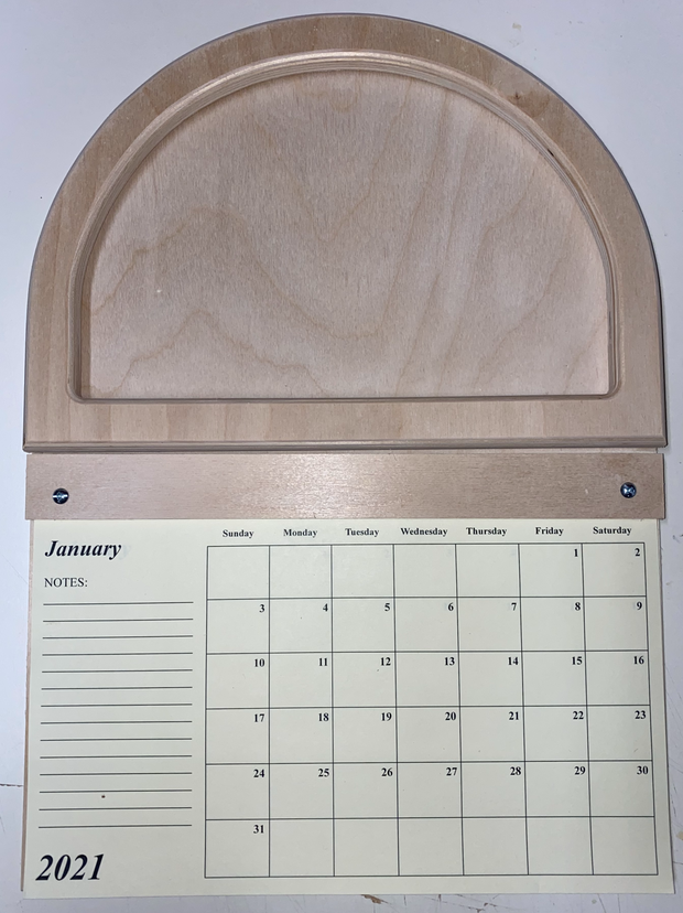 Calendar Board with insert