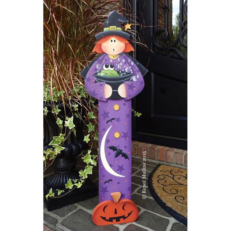 Halloween Witch's Lair door greeter popular