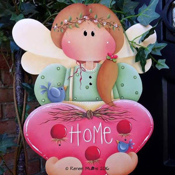 #689 Spring Angel Porch Greeter – PineCraft Inc