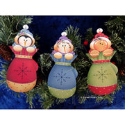 #698 Mitten Snuggles Ornaments
