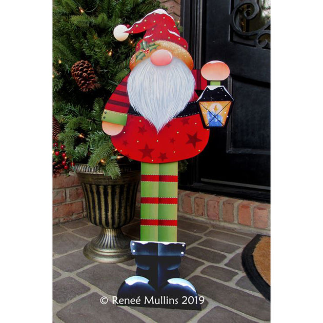 775 Holiday Lantern Gnome Porch Greeter PineCraft Inc