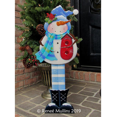 #777 Holiday Snowmie Porch Greeter