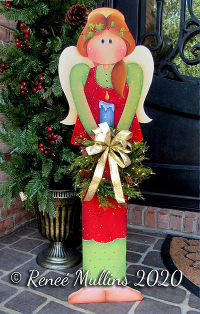 #789 Christmas Angel Porch Greeter