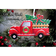 #795 Old Red Truck Ornament