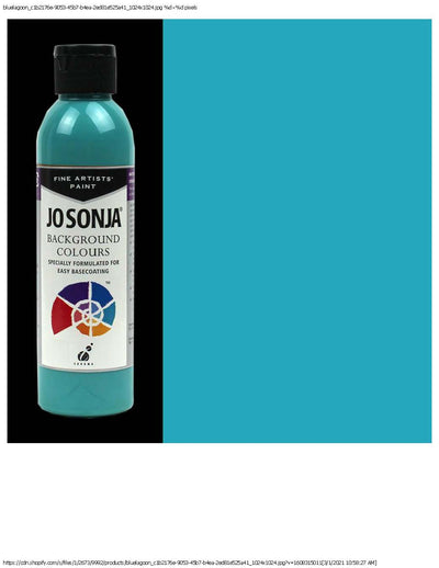 Jo Sonja Background Colours-Blue Lagoon