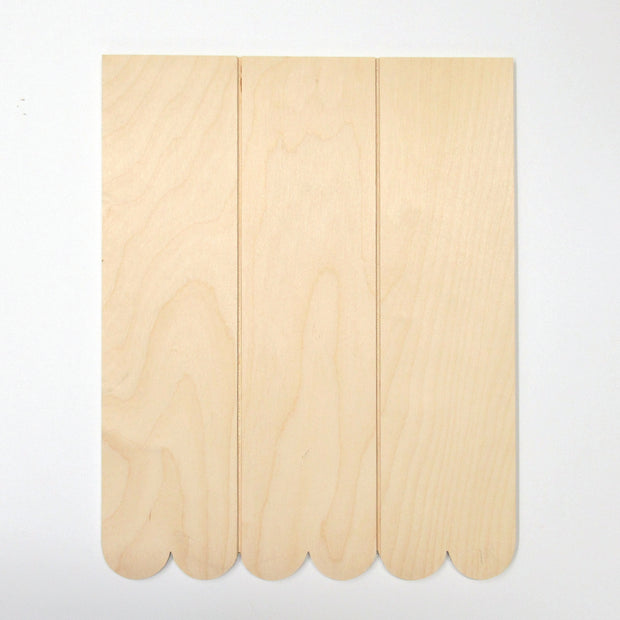 Grooved Scalloped Board