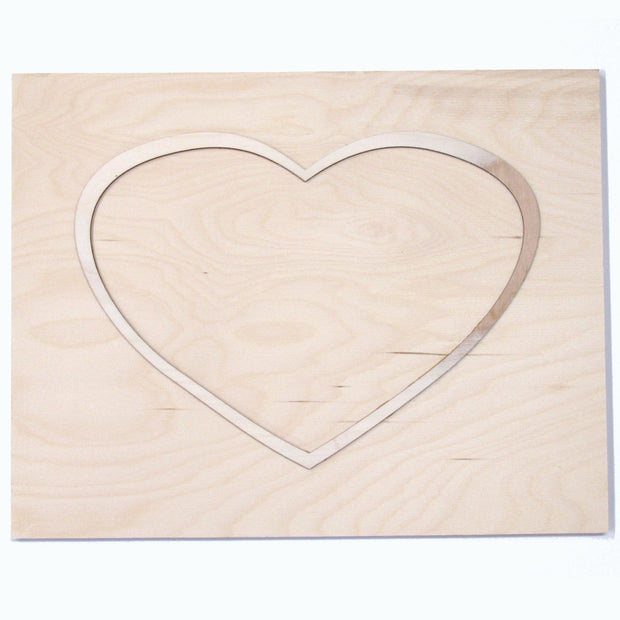 Heart Framed Board