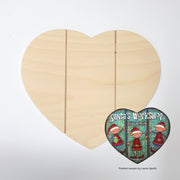 Heart Grooved Board
