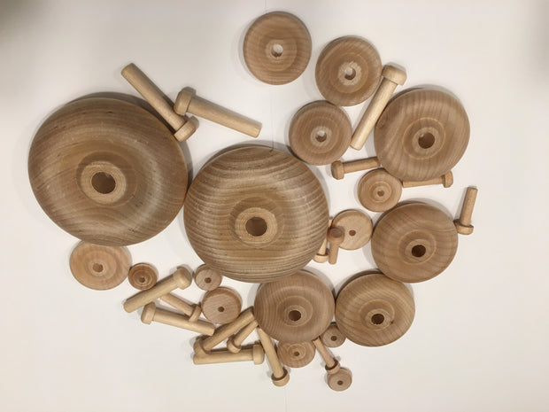 Assorted Wheels with peg